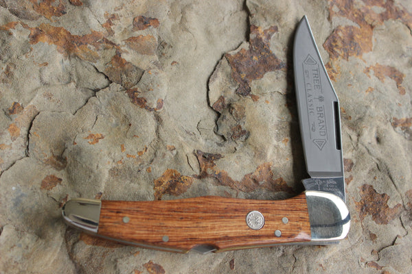 Böker Large Lockback Single Blade Hunter with Rosewood handles (BK1011RW)