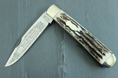 Vintage Large Trapper Pattern with Genuine Stag Handles
