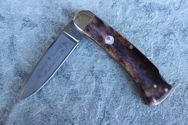 Böker Large Lockback with Buckskin bone handles (BK1000BK)