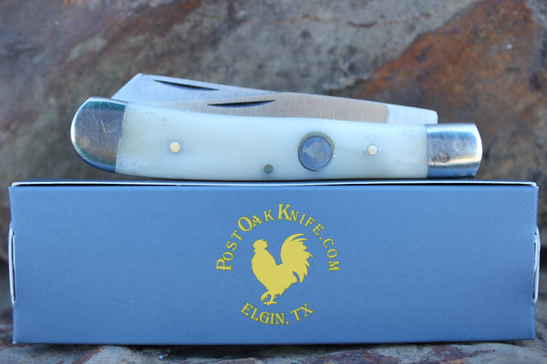 El Gallo EGJB Bone Handle Large Trapper D2 blade