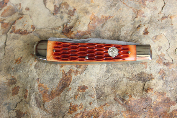 Böker Manufaktur Solingen Trapper Jigged Brown Bone Damascus (110732SOI)