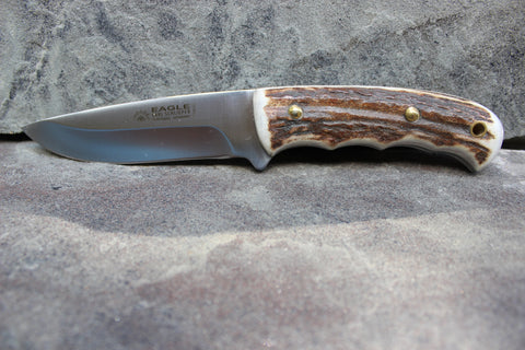1HH Hunting Knife - Eagle Stag Handles