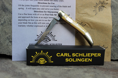 German Eye Brand I think, other side says Carl Schlieper Solingen Germany.  : r/knives