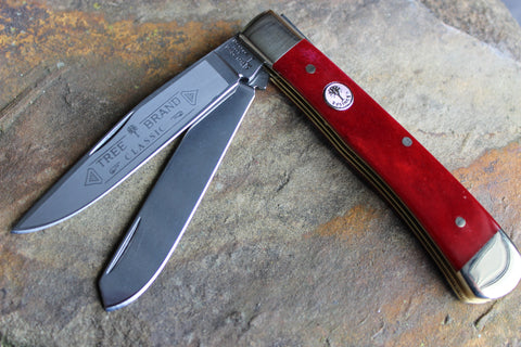 Boker Tree Brand, 4 Blade Folding Pocket Knife Stag Handle Solingen Steel  5464 HH With Original Box -  Canada