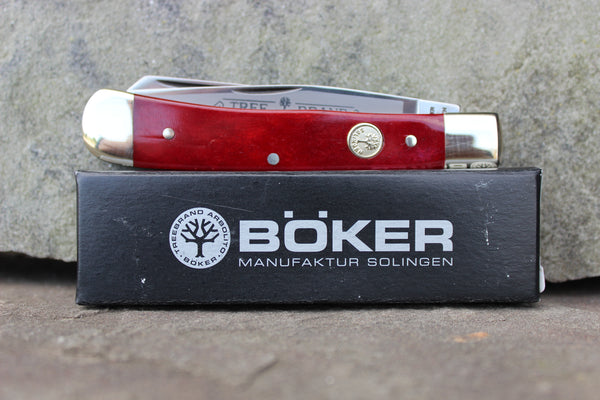 Boker Traditional Series 2.0 Tree Brand Trapper Red Bone Pocket