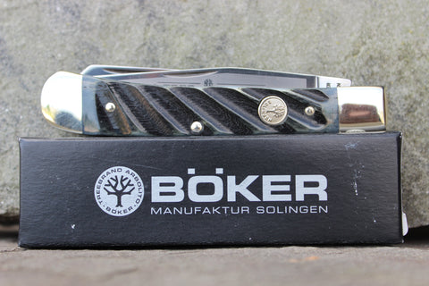 Böker Tree Brand Grey Washboard Bone Trapper (BK2525WBG)