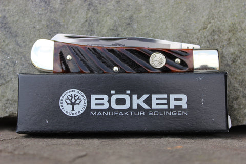 Böker Tree Brand Washboard Bone Trapper (BK2525WBB)