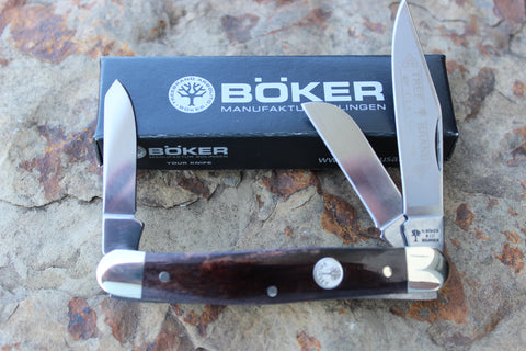 Böker Tree Brand Smooth Buckskin Bone Stockman (BK7474BK)