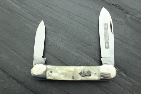 Vintage Canoe Pattern with Imitation Pearl Handles