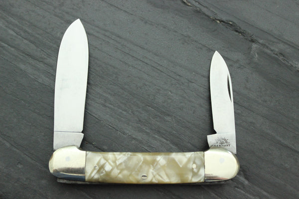 Vintage Canoe Pattern with Imitation Pearl Handles