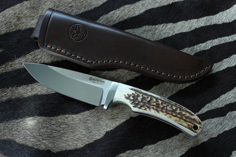 Böker Arbolito Fixed Blade Stag Hunting Knife (02BA545HH)