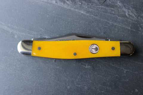 Boker Yellow Bone Stockman Folding Knife at Swiss Knife Shop