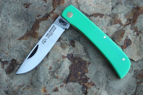 Eye Brand Knives: Eye Brand Mini Trapper Knife, Yellow Handle, EB-20Y